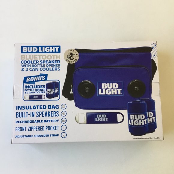 BUD LIGHT Bluetooth cooler built-in speaker - Picture 2 of 5
